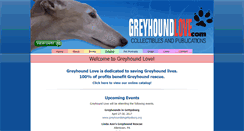 Desktop Screenshot of greyhoundlove.com